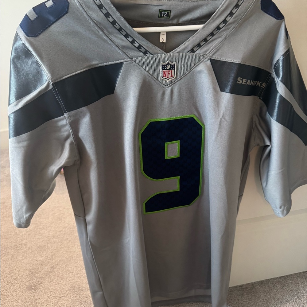 Grey Seattle Seahawks Jersey